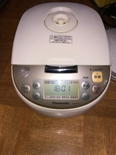 最終値下げ パナソニックIH炊飯器 SR-HS102  2009年製