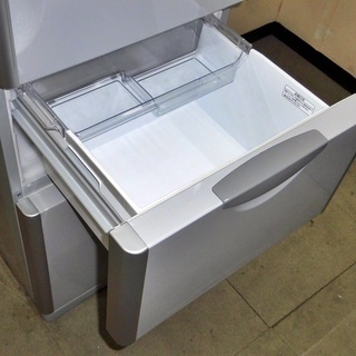 日立　自動製氷付　Ag除菌　3ドア冷蔵庫265L　R-S270DMV　真空チルド　まんなか野菜室　スリムな幅の画像