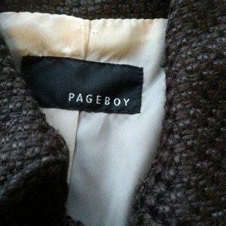 PAGE BOY ダークブラウン  コートの画像