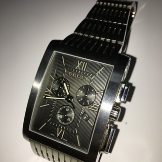 ✩.*˚GUCCI グッチ メンズ 腕時計 クロノメトロブラック...