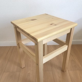 木製スツール 【IKEA】の画像