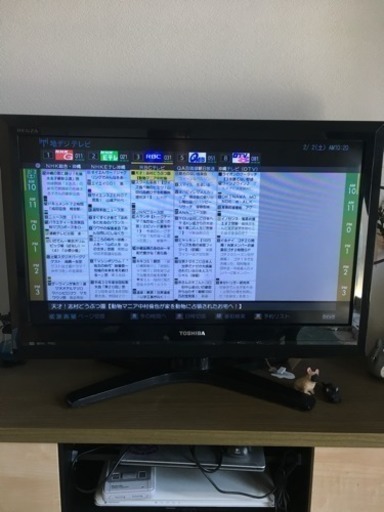 (取引中)TOSHIBA 32型 500GBハードディスク内蔵テレビ
