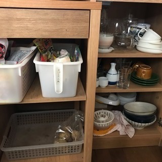無印良品 カップボード 食器棚の画像