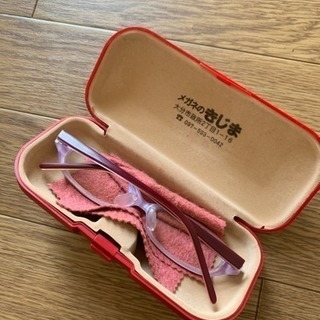 度入り眼鏡(メガネ拭き&メガネケース付)