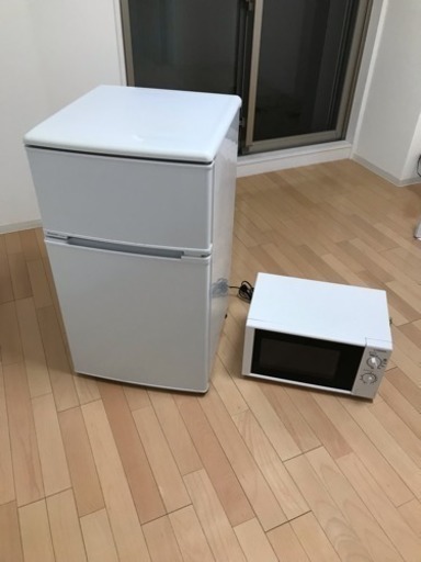冷蔵庫 電子レンジ 2点セット 引き取り限定 中古 モリタ maxzen 一人暮らし