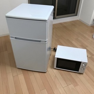 冷蔵庫 電子レンジ 2点セット 引き取り限定 中古 モリタ ma...
