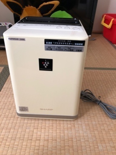 シャープ加湿器 空気清浄機 IG-BK100-W
