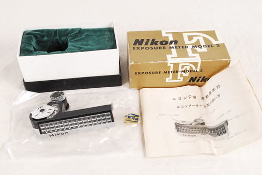 7893　Nikon ニコン F用 メーター露出計　EXPOSURE METER　MODEL 2 取扱説明書　元箱付　アントレ