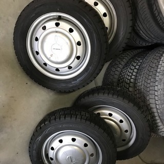 スタッドレスタイヤ ホイールセット 155/65R13 4本