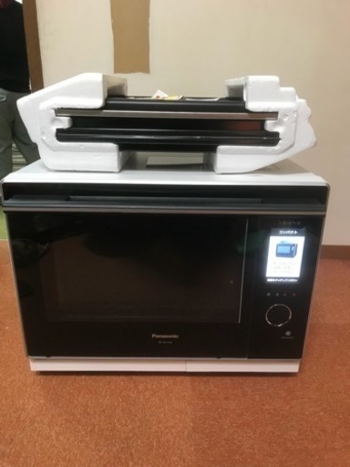 2018年 Panasonic スチームオーブンレンジ BISTRO NE-BS1500-W パナソニック 角皿未使用？ 動作品 川崎区 KK