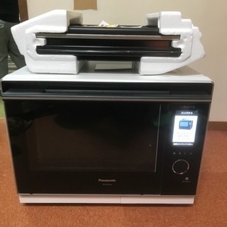 2018年 Panasonic スチームオーブンレンジ BISTRO NE-BS1500-W パナソニック 角皿未使用？ 動作品 川崎区 KK