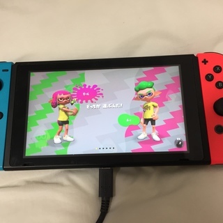 ニンテンドースイッチ　箱無し　スプラトゥーン2＆プロコントローラー付　美品