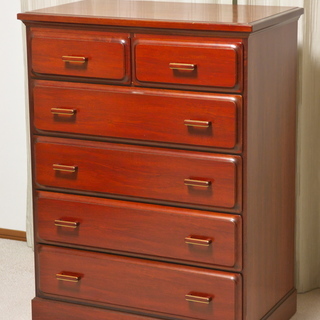 小型衣類タンス5段の画像