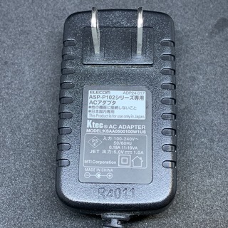 エレコム ELECOM iPod用スピーカー ASP-P102WH 中古の画像