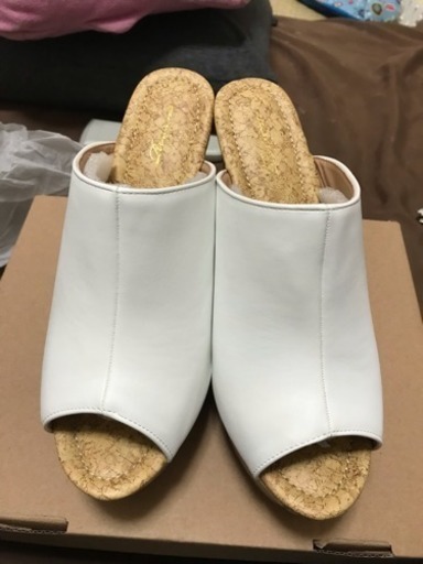 サボサンダル 白 試着のみ