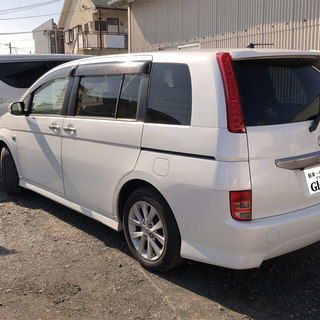 鹿児島県　Y様　トヨタ　アイシス　プラタナ　リミテッド　両側パワースライドドア　地デジナビ　ETC　車両29.8万円　諸経費込44.8万円　　ピラーレス　7人乗り　ミニバン　ワゴンの画像