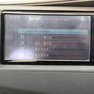 鹿児島県　Y様　トヨタ　アイシス　プラタナ　リミテッド　両側パワースライドドア　地デジナビ　ETC　車両29.8万円　諸経費込44.8万円　　ピラーレス　7人乗り　ミニバン　ワゴンの画像