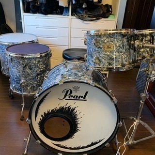 Pearl,Mastars,Standard Birchのドラムセット