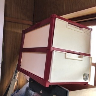 二段収納ボックス