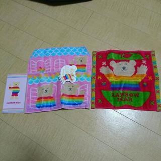【商談中】ハンカチ レインボーベア
