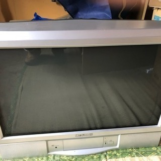ブラウン管三菱テレビ、B Sチューナー付き