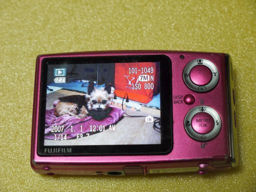 デジタルカメラ　新品未使用バッテリ2個　アダプタ付き　ＳＤ：４Gbカード付