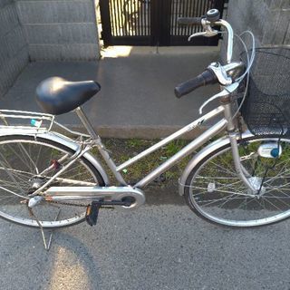 自転車　27インチ　3速　オートライト
