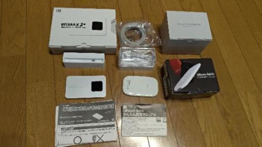 WiFiルーター 2台 URoad AeroとWX01