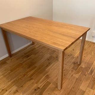 無印良品 無垢材テーブル オーク材
