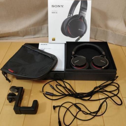 ヘッドホン　SONY MDR-1A　ハイレゾ対応　おまけ付き