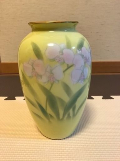 【新品】深川製磁 花瓶 胡蝶蘭