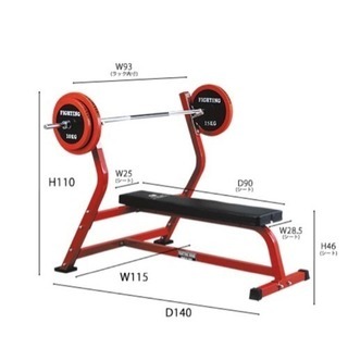 ファイティングロード ベンチプレスセット 美品の画像