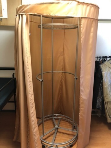 【美品】回転式ハンガーラック
