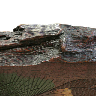 【訳あり】【長期展示在庫品】小衝立１】【摺漆】
