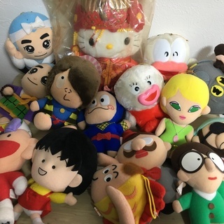 値下げ！なつかしのぬいぐる13体美品です！