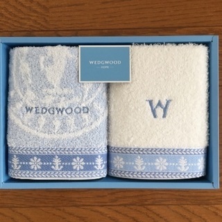 [新品・未使用品] WEDGWOOD ハンドタオルセットの画像