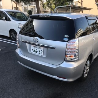 【支払総額18.5万】H20 ウィッシュ G 車検長い(H31/4) 7人乗 8万km 内外装キレイ ETC ナビ 修復歴なし エアコン PW PS CD FM AMの画像