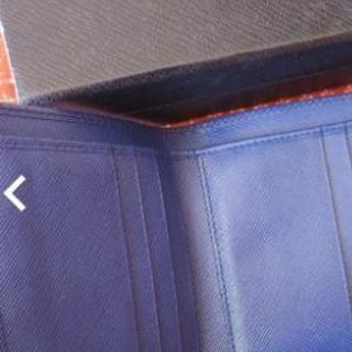 新品 PRADA お財布(ネイビー)の画像