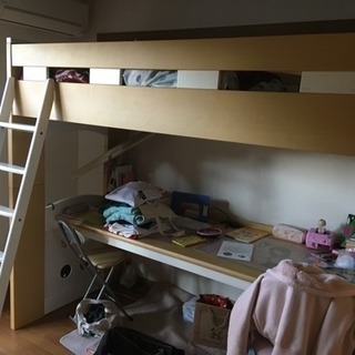 【決まりました】システムベッド デスク