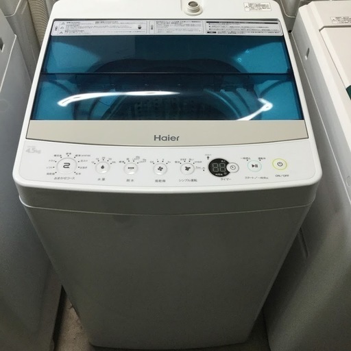 【送料無料・設置無料サービス有り】洗濯機 2018年製 Haier JW-C45A 中古