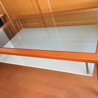 ガラステーブル 未使用 イタリア家具 calligaris