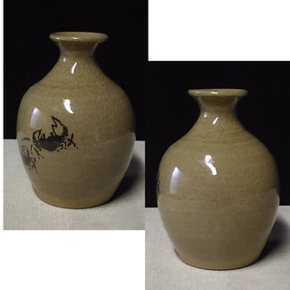 虫明焼 預け徳利 a209の画像