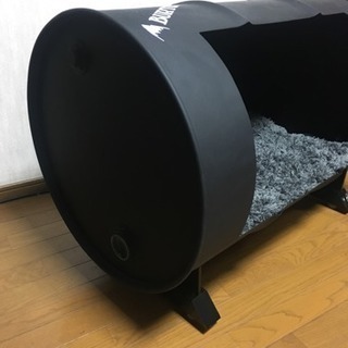 ドラム缶リメイク犬小屋の画像