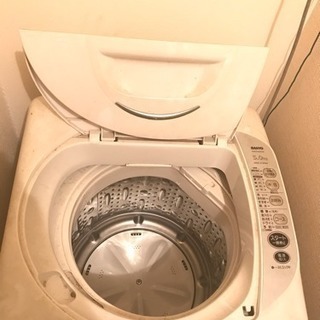 三洋洗濯機5.0kg あげます