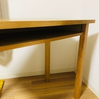無印良品 タモ材 デスク