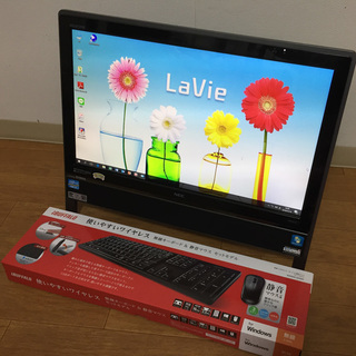【L5518】【L5518】★極 i5 高速★ サポート充実 初心者OK NEC VN770/ DS6B PC-VN770DS6B i5 4GB 500GB Wifi Win10 Office2016 Photoshop 一体型 ディスクトップ パソコンの画像