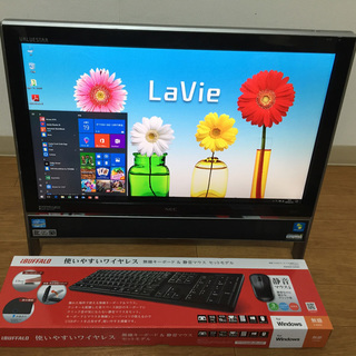 【L5518】【L5518】★極 i5 高速★ サポート充実 初心者OK NEC VN770/ DS6B PC-VN770DS6B i5 4GB 500GB Wifi Win10 Office2016 Photoshop 一体型 ディスクトップ パソコンの画像