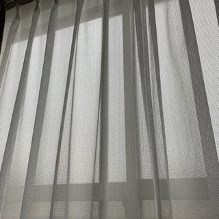 ミラーレースカーテン2枚