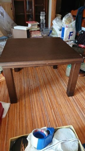 １人用?家具調コタツ