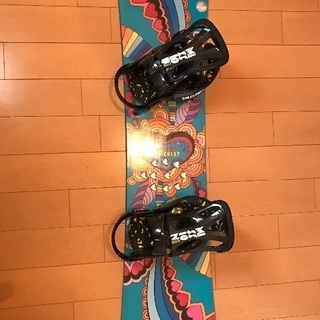 中古 バートン  125センチ板＋ビンディングセット